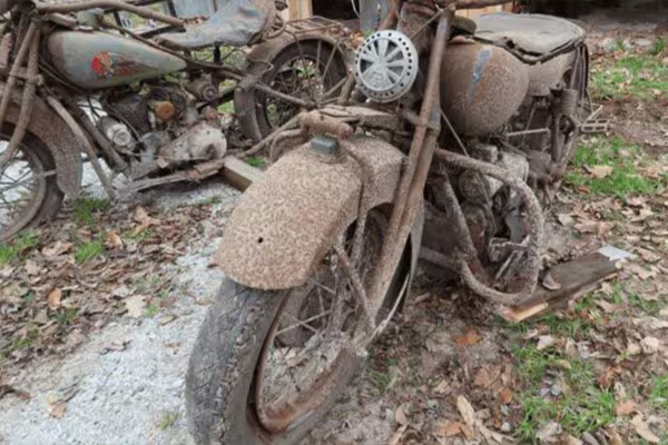 Scrap bike yard